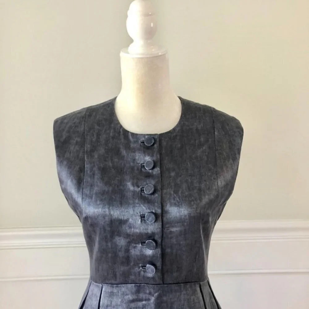 Theyskens' Theory Navy Drace Sheath Dress 6 - Picture 3 of 7